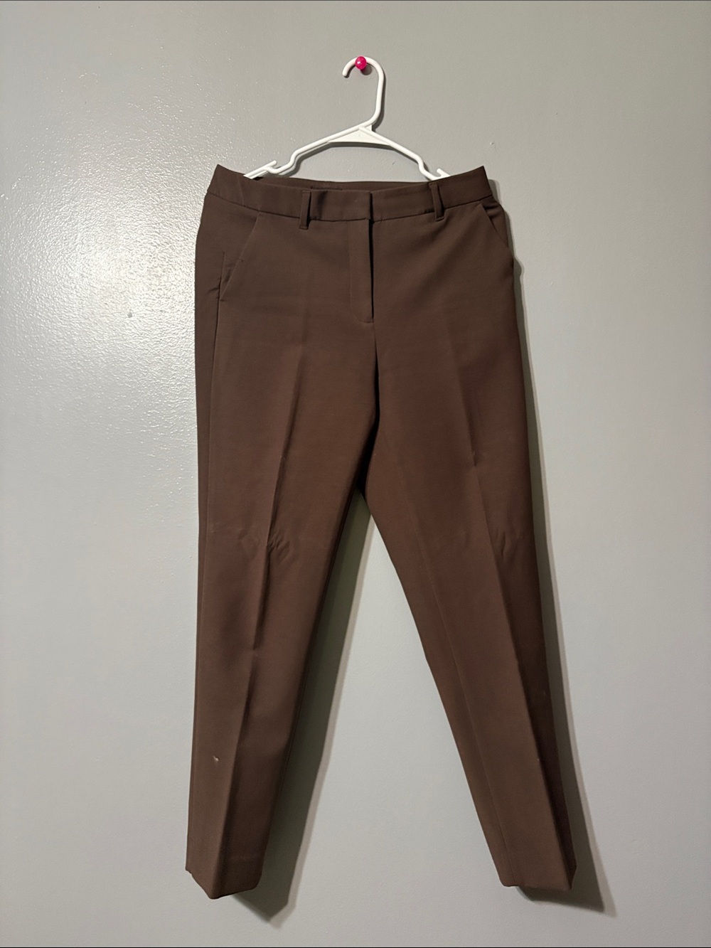 White House Black Market Brown Cropped Ankle Pants